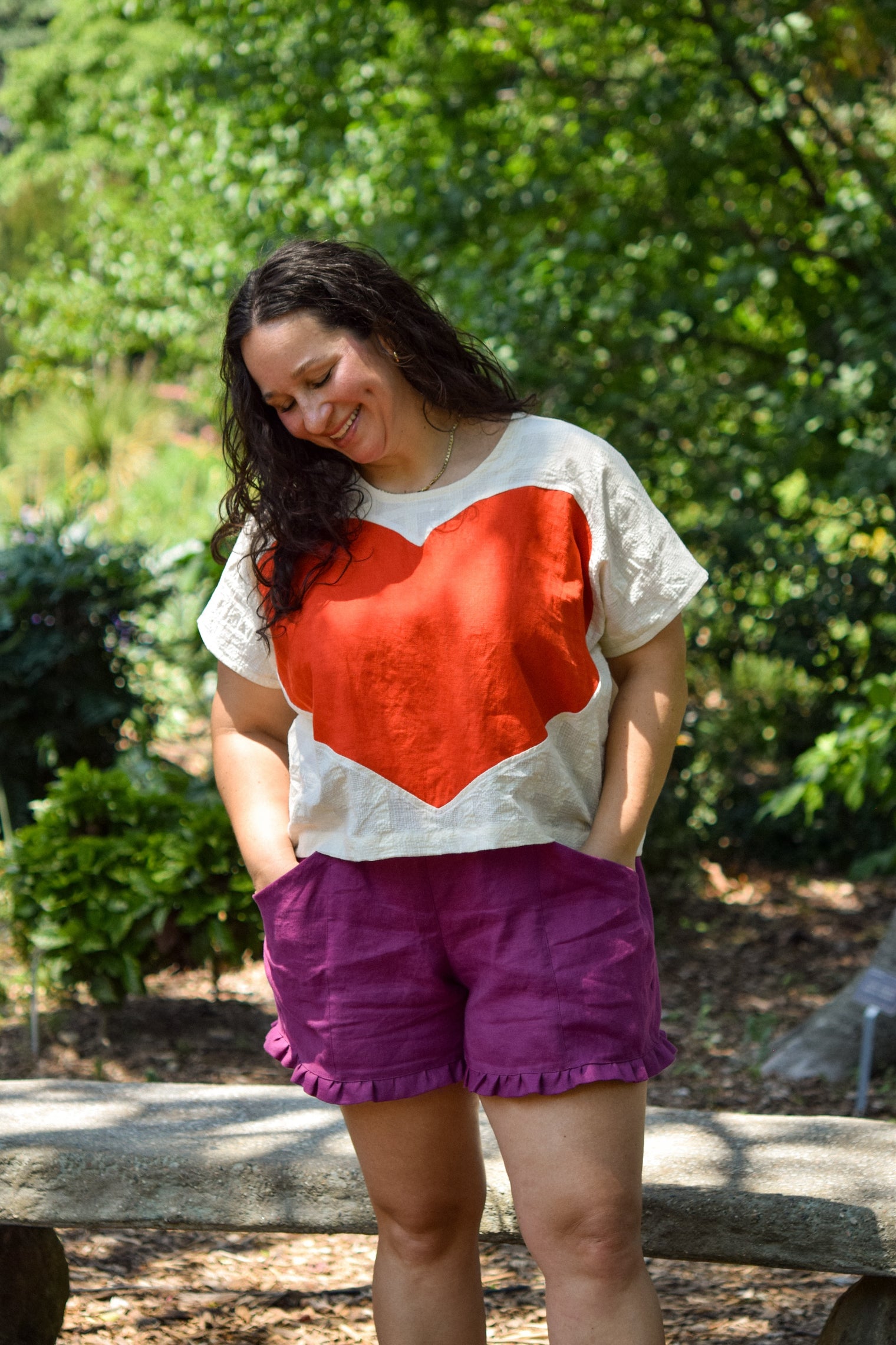 Heart Top - Handwoven Cotton