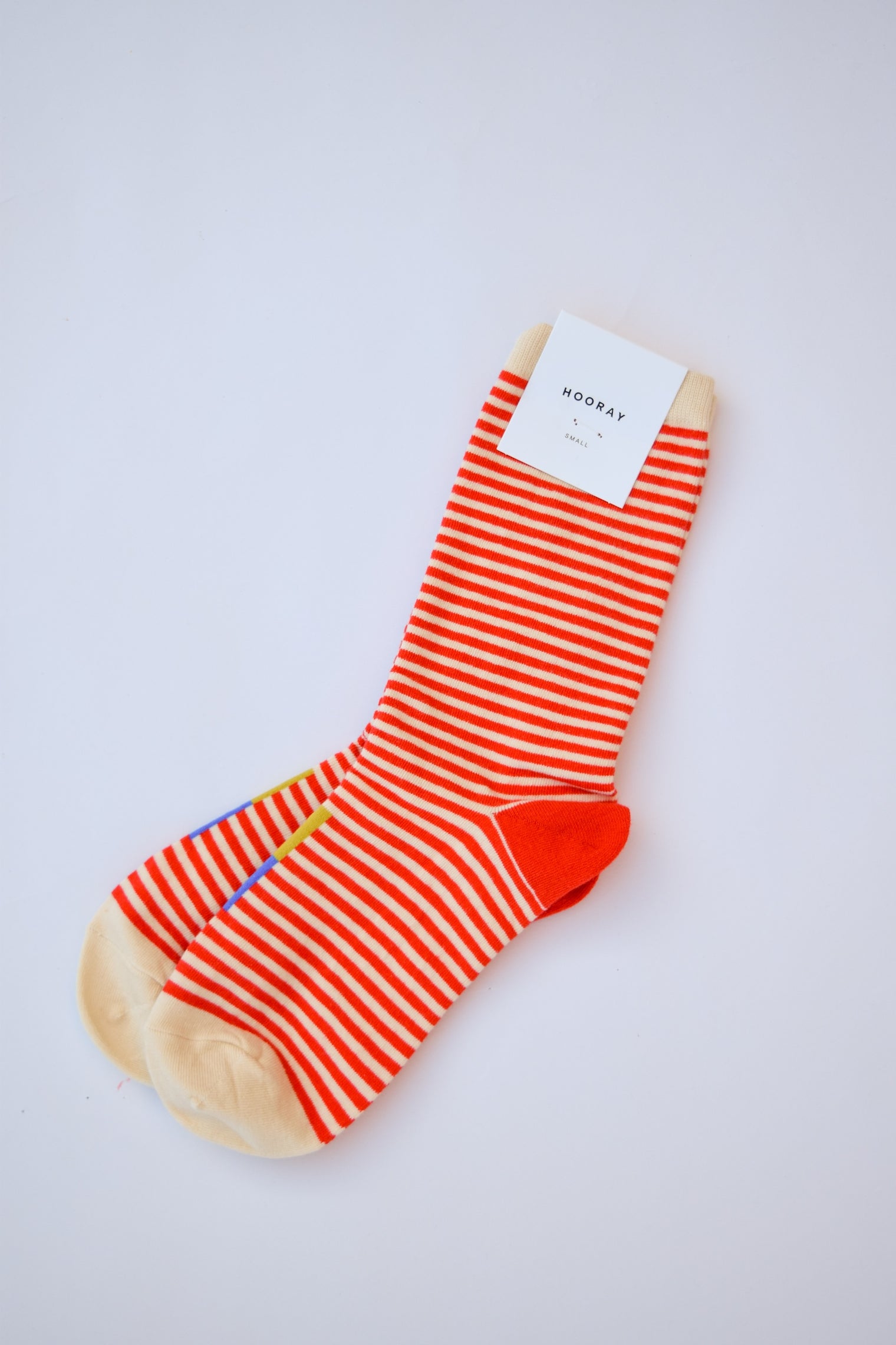 Crew Sock - Red Stripe