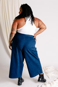 Frankie Wide Pant - Denim