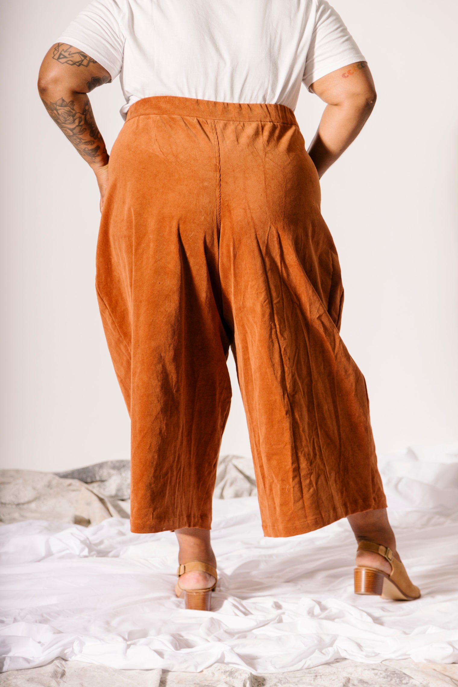 Frankie Wide Pant - Corduroy