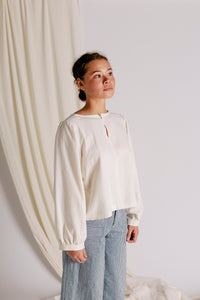 Lucie Top - Raw Silk