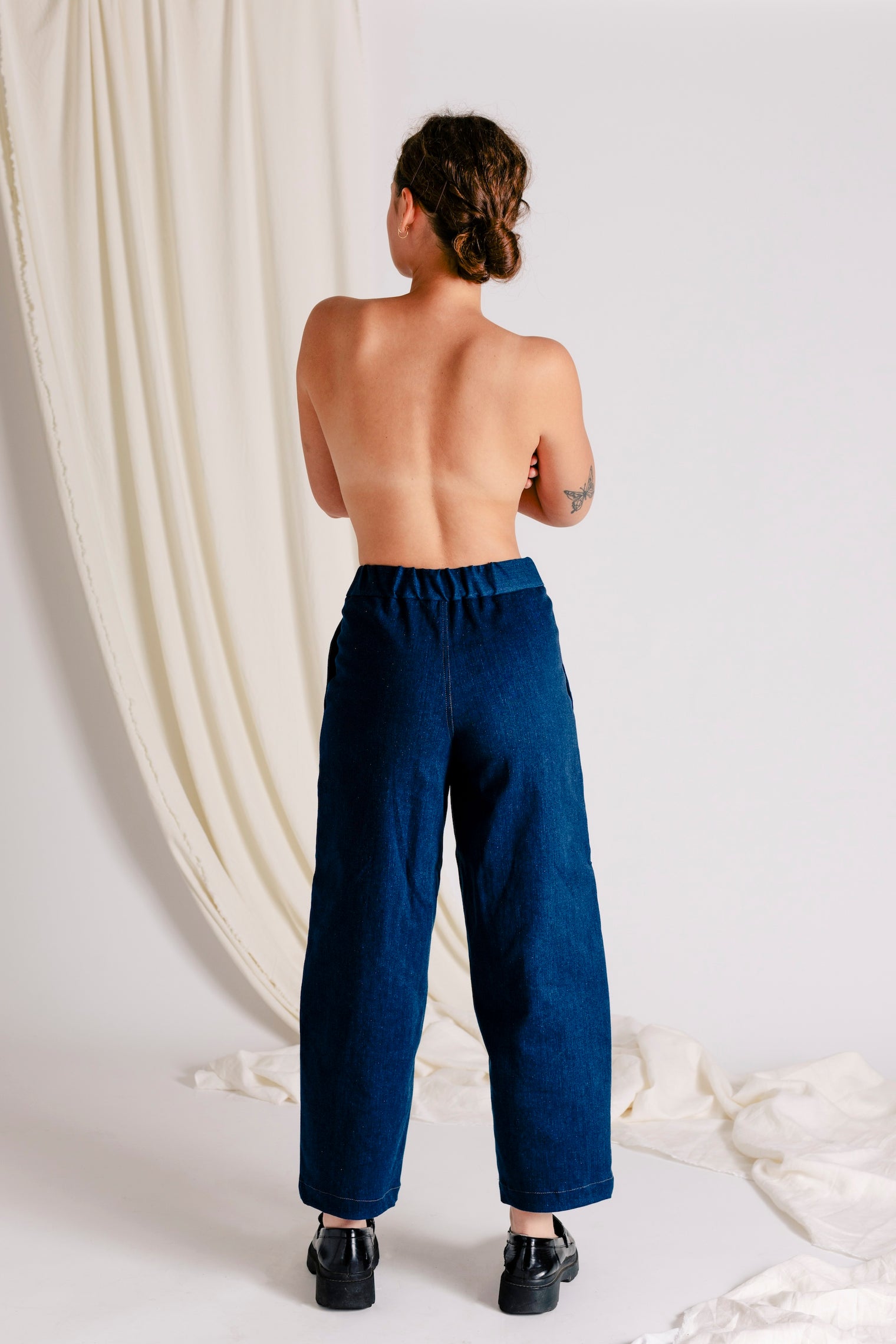 Spencer Barrel Pant - Denim