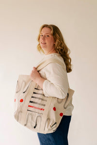 Big Tote - Handpainted