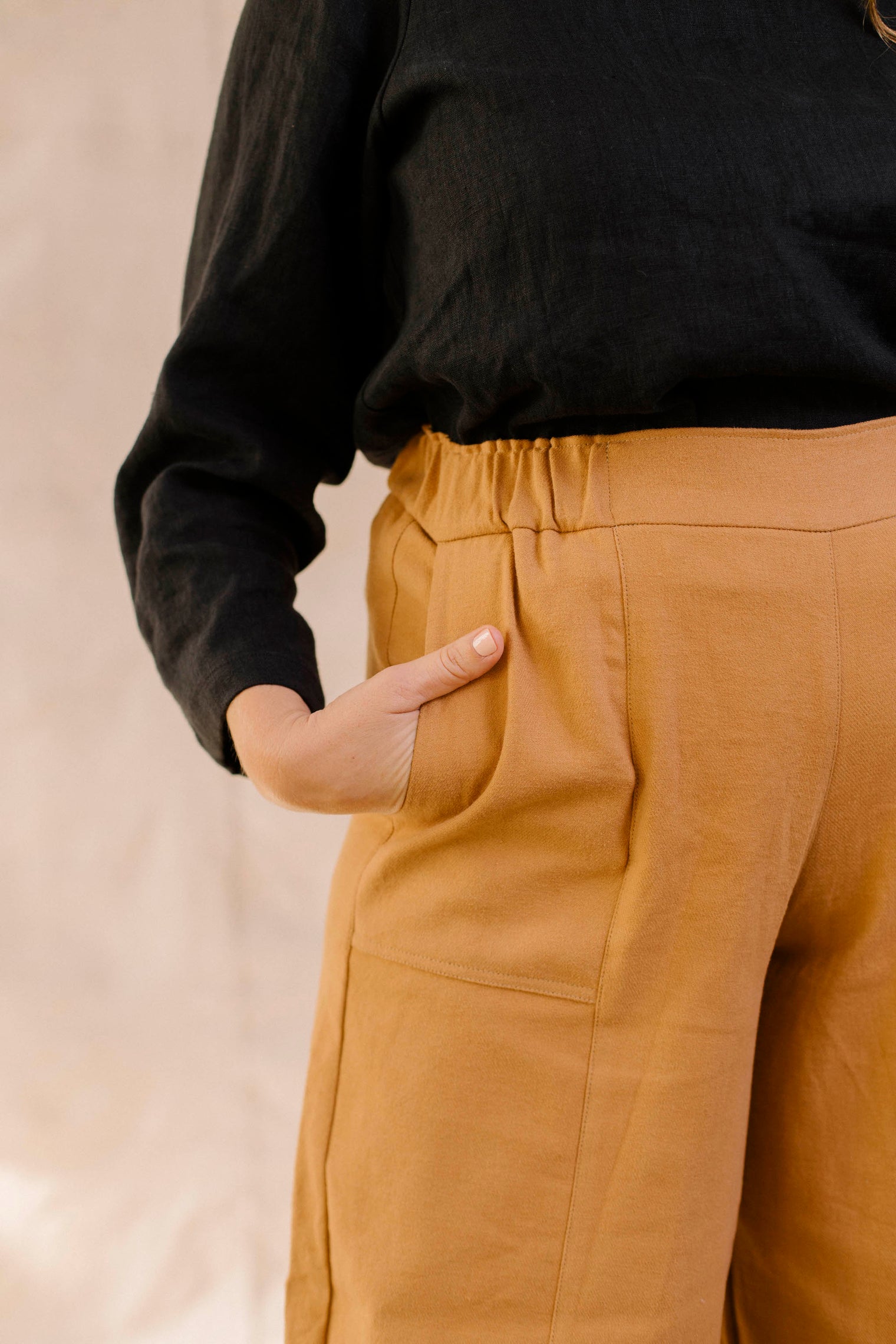 Emil Easy Crop Pant - Brushed Twill