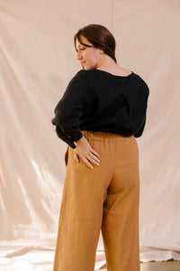 Emil Easy Crop Pant - Brushed Twill