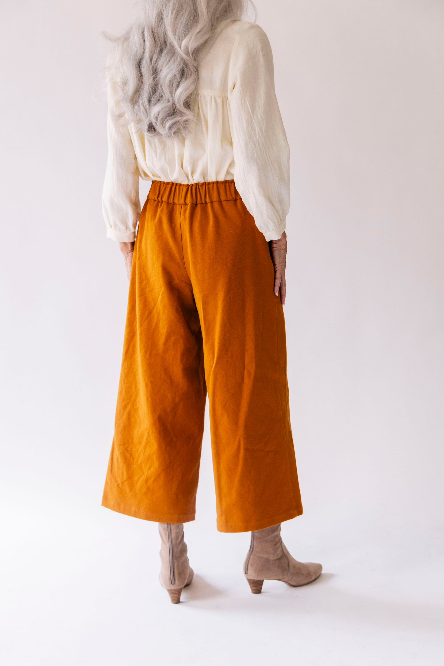 Emil Easy Crop Pant - Brushed Twill