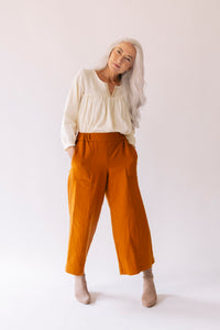 Emil Easy Crop Pant - Brushed Twill